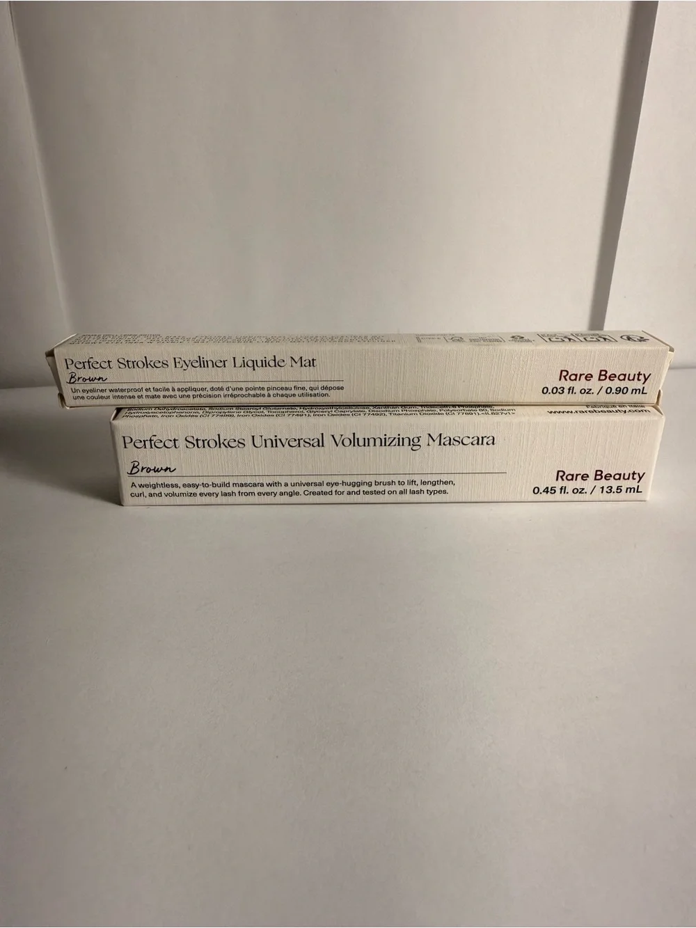 Rare Beauty Perfect Strokes Liquid Eyeliner & Mascara Duo - Brown